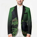 New Zealand Black Robin Blazer Karure Maori Koru Art Tattoo