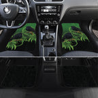 New Zealand Black Robin Car Mats Karure Maori Koru Art Tattoo