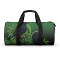 New Zealand Black Robin Duffle Bag Karure Maori Koru Art Tattoo