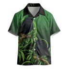 New Zealand Black Robin Kid Hawaiian Shirt Karure Maori Koru Art Tattoo