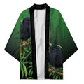 New Zealand Black Robin Kimono Karure Maori Koru Art Tattoo