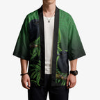 New Zealand Black Robin Kimono Karure Maori Koru Art Tattoo