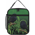 New Zealand Black Robin Lunch Bag Karure Maori Koru Art Tattoo