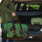 New Zealand Black Robin Travel Bag Karure Maori Koru Art Tattoo