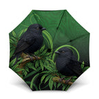 New Zealand Black Robin Umbrella Karure Maori Koru Art Tattoo