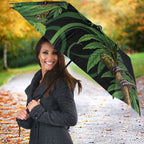 New Zealand Black Robin Umbrella Karure Maori Koru Art Tattoo