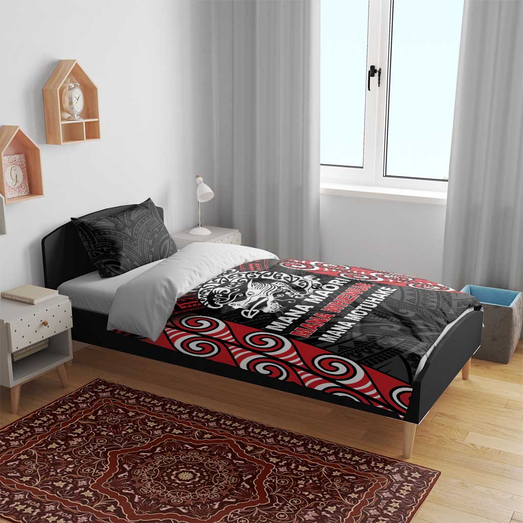 Aotearoa Mana Maori Bedding Set Toitu Te Tiriti