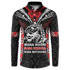 Aotearoa Mana Maori Button Sweatshirt Toitu Te Tiriti