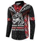 Aotearoa Mana Maori Button Sweatshirt Toitu Te Tiriti