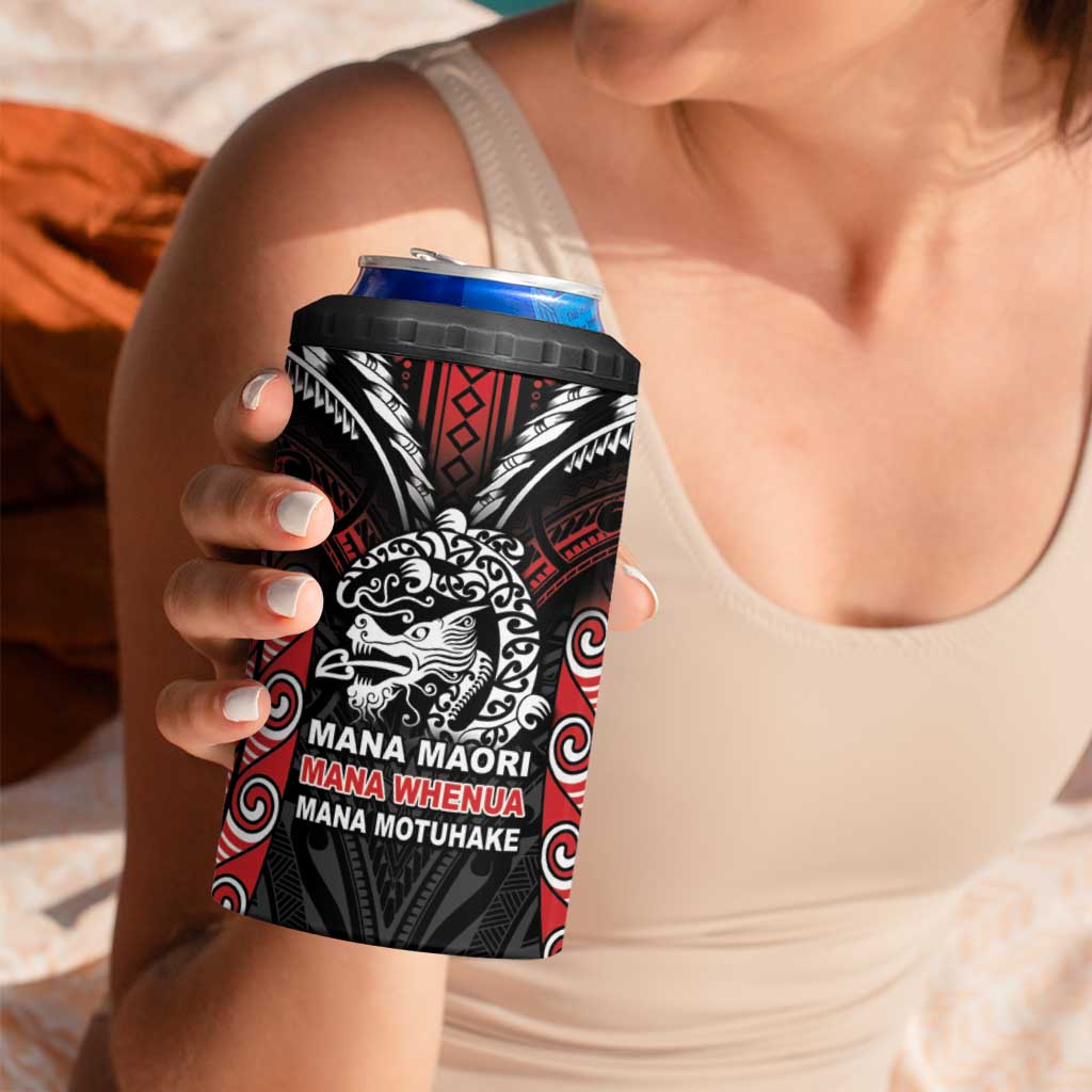 Aotearoa Mana Maori 4 in 1 Can Cooler Tumbler Toitu Te Tiriti