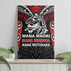 Aotearoa Mana Maori Canvas Wall Art Toitu Te Tiriti