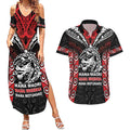Aotearoa Mana Maori Couples Matching Summer Maxi Dress and Hawaiian Shirt Toitu Te Tiriti