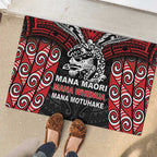 Aotearoa Mana Maori Rubber Doormat Toitu Te Tiriti