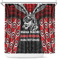 Aotearoa Mana Maori Shower Curtain Toitu Te Tiriti