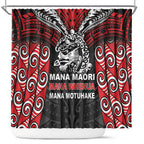 Aotearoa Mana Maori Shower Curtain Toitu Te Tiriti