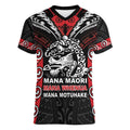 Aotearoa Mana Maori Women V-Neck T-Shirt Toitu Te Tiriti