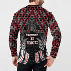 Aotearoa Button Sweatshirt Proud To Be Maori