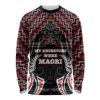 Aotearoa Long Sleeve Shirt Proud To Be Maori
