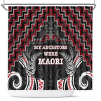 Aotearoa Shower Curtain Proud To Be Maori
