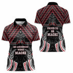 Aotearoa Women Polo Shirt Proud To Be Maori