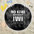 Aotearoa Toitu Te Tiriti Beach Blanket No Kiwi Without Iwi