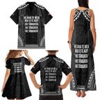 Aotearoa Toitu Te Tiriti Family Matching Tank Maxi Dress and Hawaiian Shirt No Kiwi Without Iwi