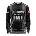 Aotearoa Toitu Te Tiriti Long Sleeve Shirt No Kiwi Without Iwi