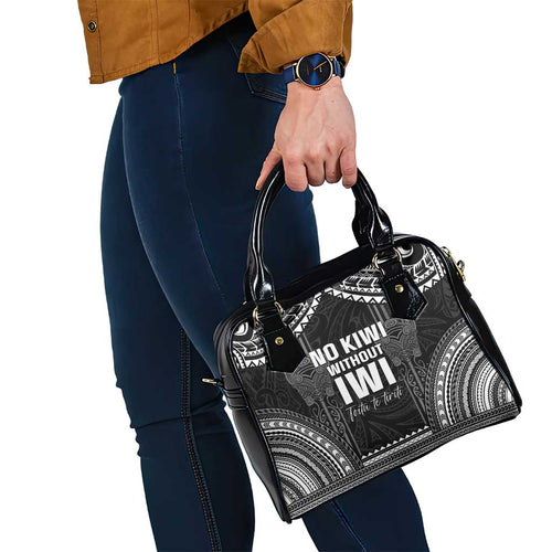 Aotearoa Toitu Te Tiriti Shoulder Handbag No Kiwi Without Iwi