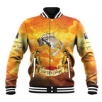 New Zealand And Australia ANZAC Day Baseball Jacket Sinai Palestine Campaign Lest We Forget