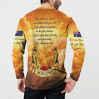 New Zealand And Australia ANZAC Day Button Sweatshirt Sinai Palestine Campaign Lest We Forget