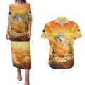 New Zealand And Australia ANZAC Day Couples Matching Puletasi and Hawaiian Shirt Sinai Palestine Campaign Lest We Forget