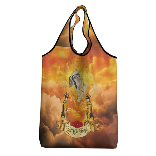 New Zealand And Australia ANZAC Day Grocery Bag Sinai Palestine Campaign Lest We Forget