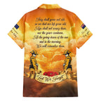 New Zealand And Australia ANZAC Day Hawaiian Shirt Sinai Palestine Campaign Lest We Forget