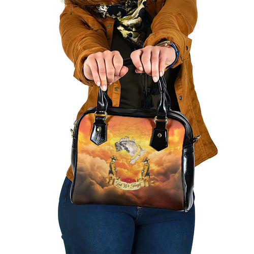 New Zealand And Australia ANZAC Day Shoulder Handbag Sinai Palestine Campaign Lest We Forget