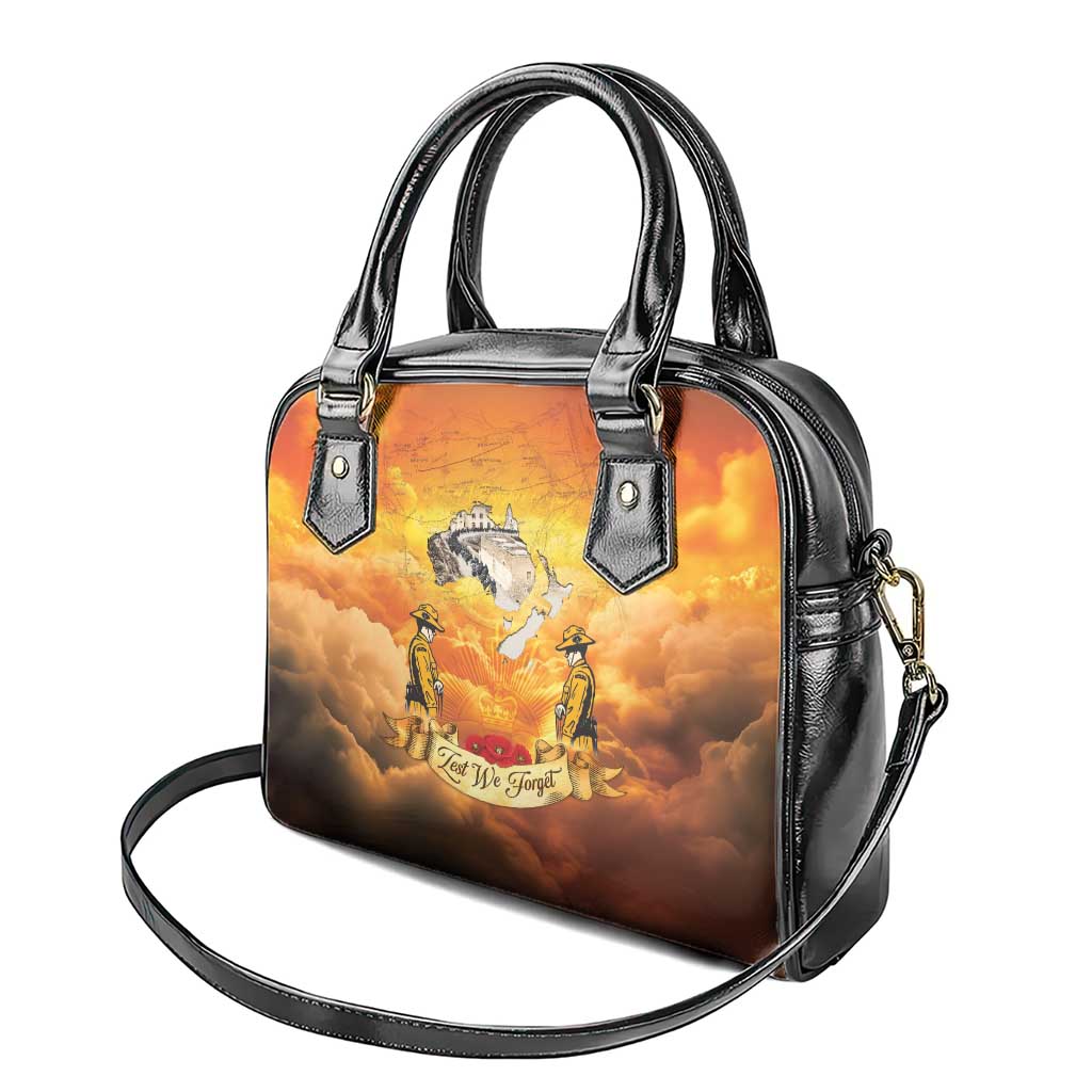 New Zealand And Australia ANZAC Day Shoulder Handbag Sinai Palestine Campaign Lest We Forget