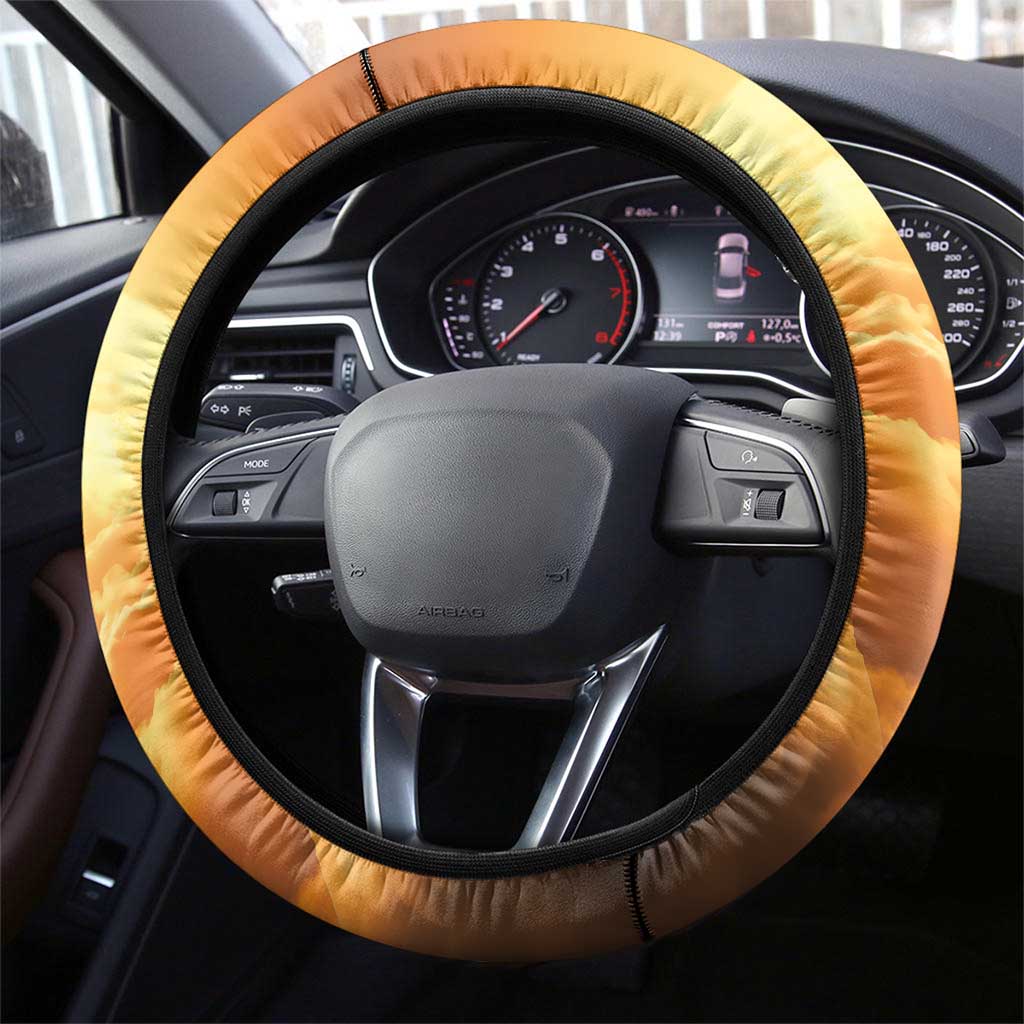 New Zealand And Australia ANZAC Day Steering Wheel Cover Sinai Palestine Campaign Lest We Forget