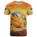 New Zealand And Australia ANZAC Day T Shirt Sinai Palestine Campaign Lest We Forget