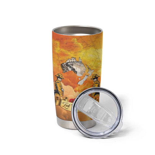 New Zealand And Australia ANZAC Day Tumbler Cup Sinai Palestine Campaign Lest We Forget