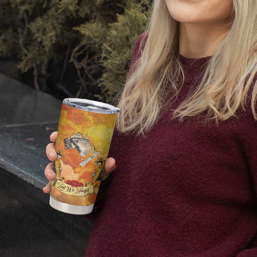 New Zealand And Australia ANZAC Day Tumbler Cup Sinai Palestine Campaign Lest We Forget