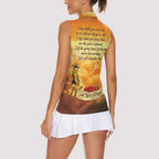 New Zealand And Australia ANZAC Day Women Sleeveless Polo Shirt Sinai Palestine Campaign Lest We Forget