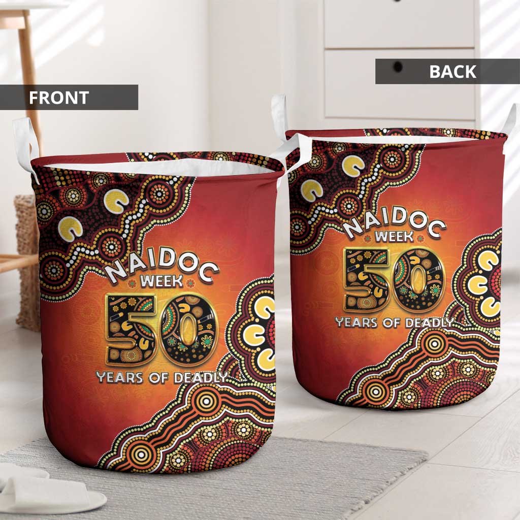 Australia Indigenous NAIDOC Week 2026 Laundry Basket 50 Years Of Deadly