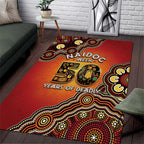 Australia Indigenous NAIDOC Week 2026 Area Rug 50 Years Of Deadly
