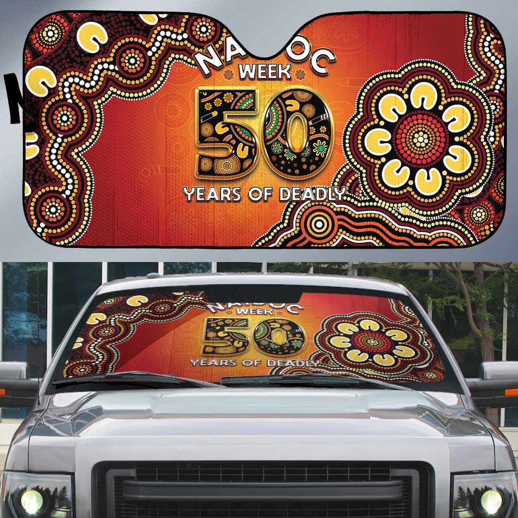 Australia Indigenous NAIDOC Week 2026 Auto Sun Shade 50 Years Of Deadly