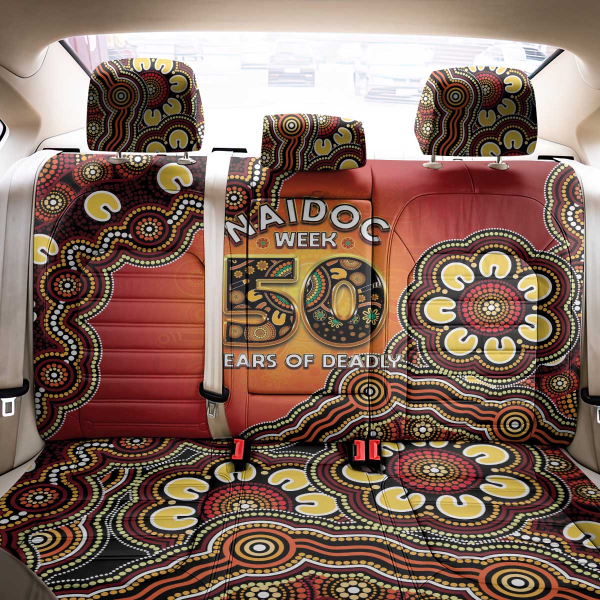Australia Indigenous NAIDOC Week 2026 Back Car Seat Cover 50 Years Of Deadly