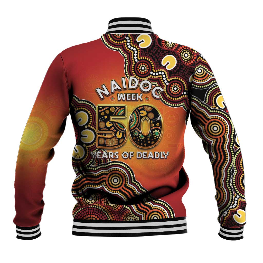 Australia Indigenous NAIDOC Week 2026 Baseball Jacket 50 Years Of Deadly