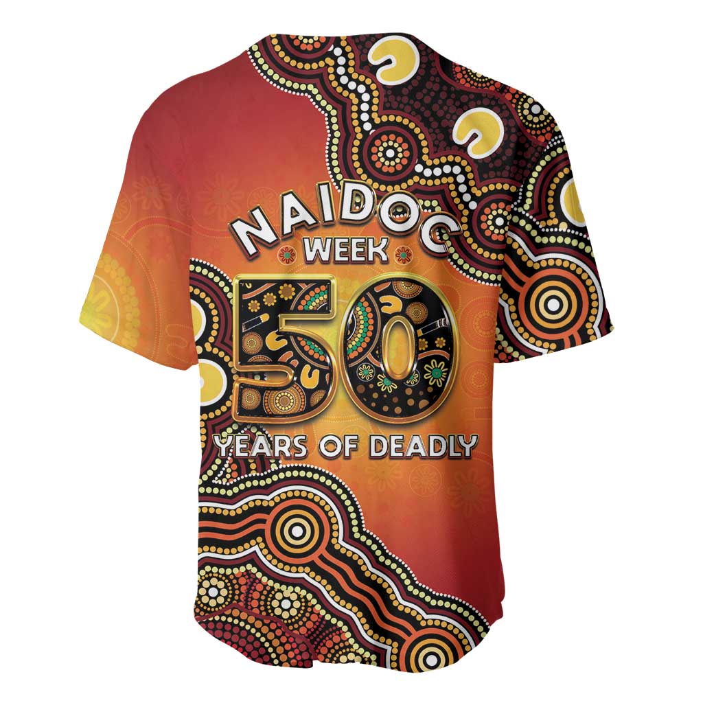 Australia Indigenous NAIDOC Week 2026 Baseball Jersey 50 Years Of Deadly