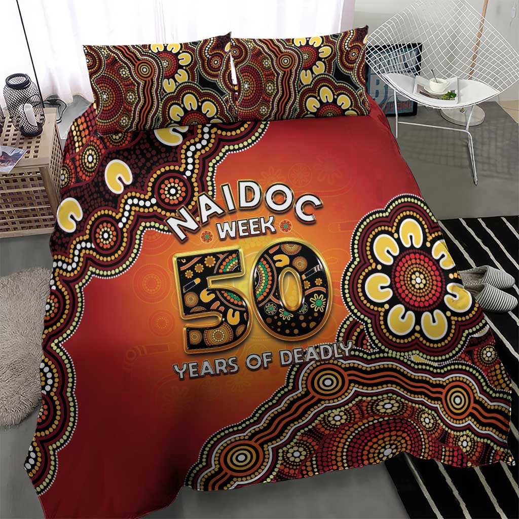 Australia Indigenous NAIDOC Week 2026 Bedding Set 50 Years Of Deadly