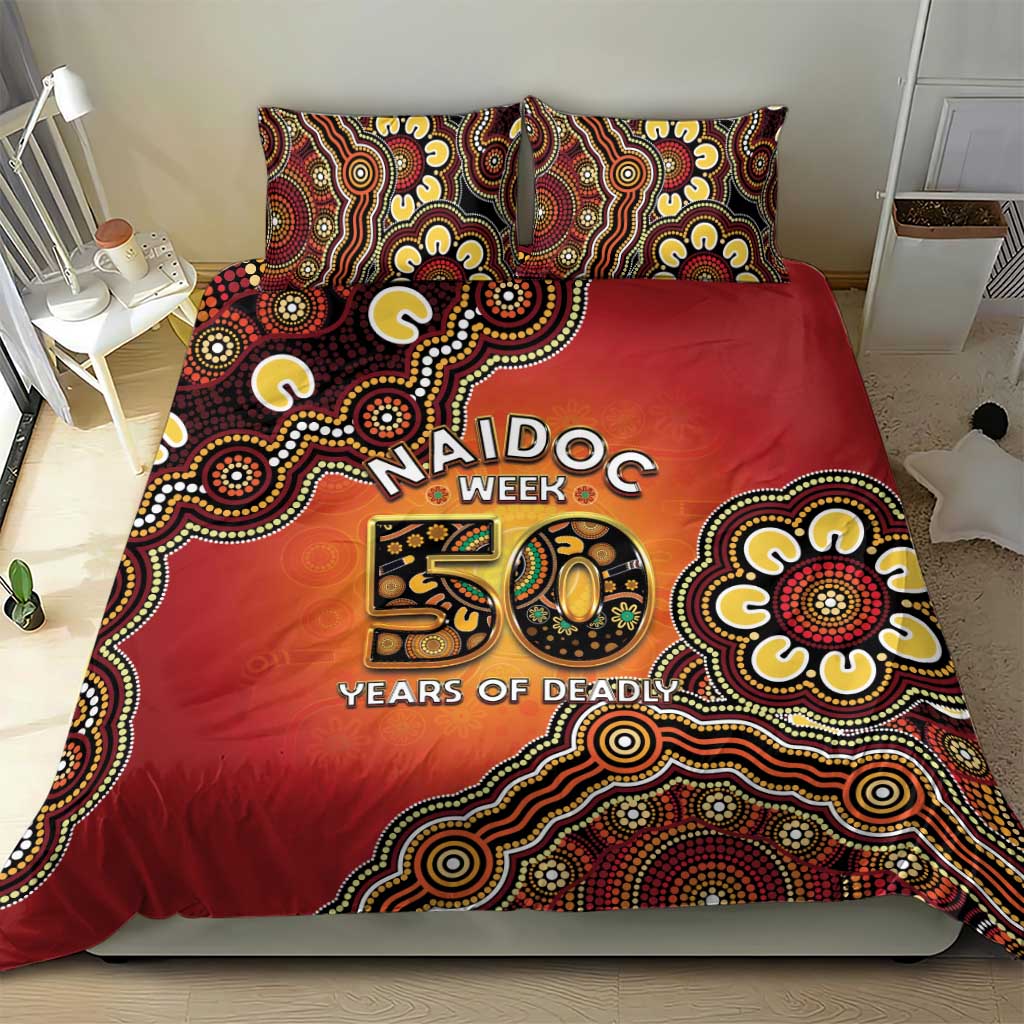 Australia Indigenous NAIDOC Week 2026 Bedding Set 50 Years Of Deadly