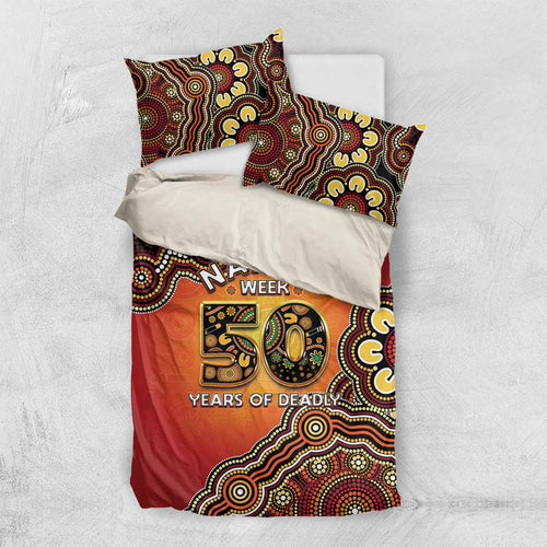 Australia Indigenous NAIDOC Week 2026 Bedding Set 50 Years Of Deadly