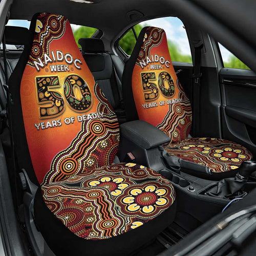 Australia Indigenous NAIDOC Week 2026 Car Seat Cover 50 Years Of Deadly